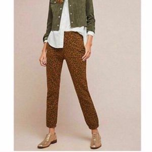 Anthropologie x Sanctuary Leopard Moto Jogger